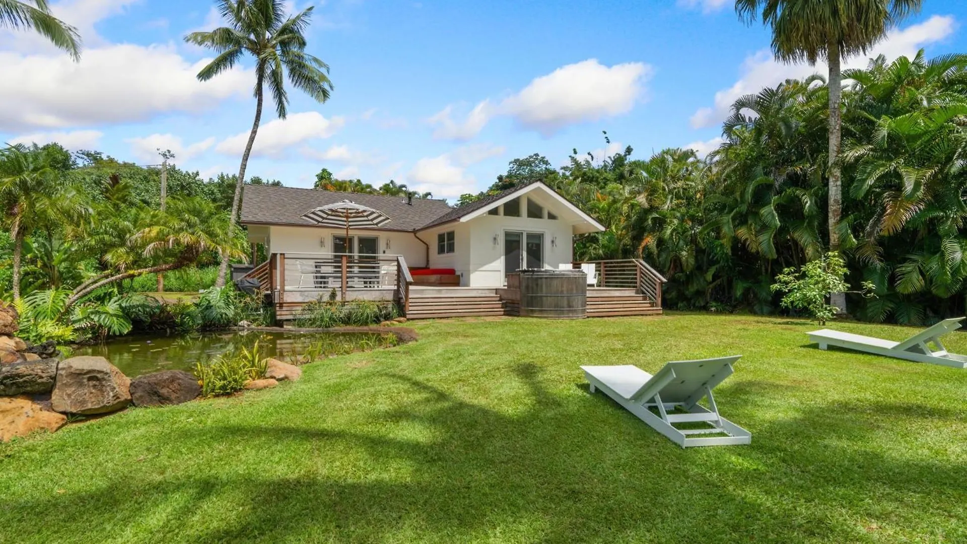 Coconut Hut Home Kilauea 別荘